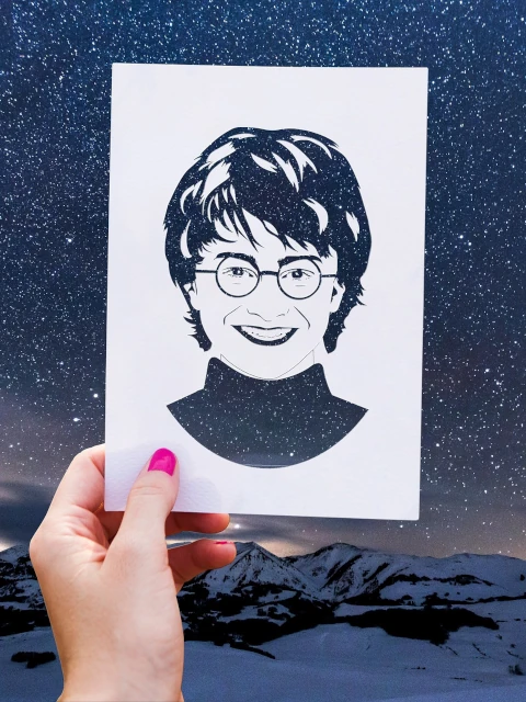 Caricature of Harry Potter