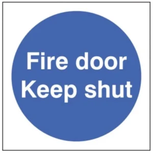 fire doors in flats - keep shut