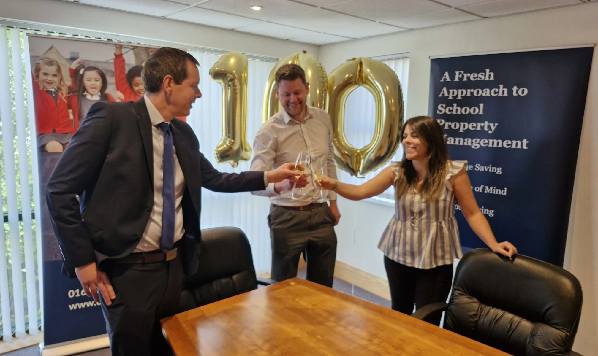 Celebrating 100 Schools at Casserly Property Management